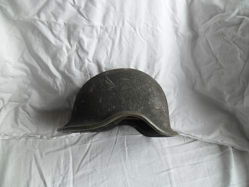 One of the very first compostite helmets!