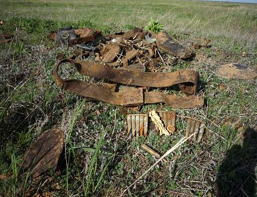 Stalingrad: digging near Gorodis&#1089;he &amp; Gumrak