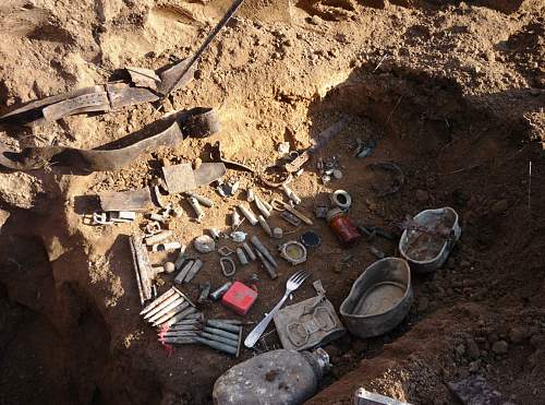 Stalingrad: digging near Gorodis&#1089;he &amp; Gumrak