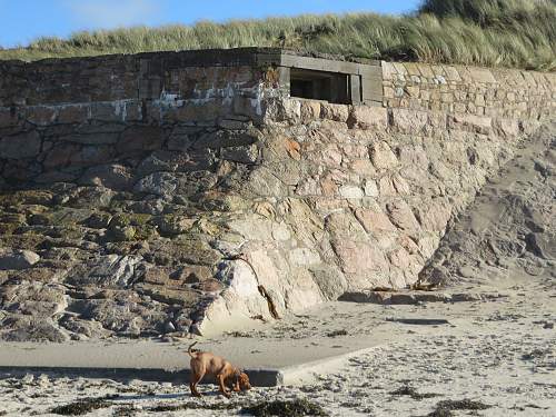 German bunkers in Jersey Channel Islands.