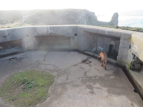 German bunkers in Jersey Channel Islands.