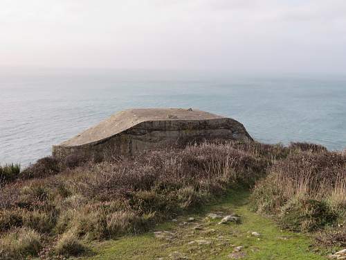 German bunkers in Jersey Channel Islands.