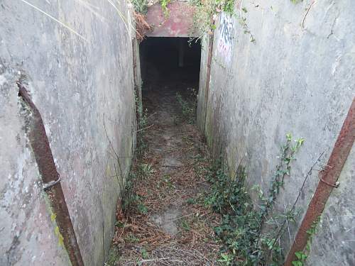 German bunkers in Jersey Channel Islands.