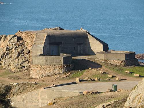 German bunkers in Jersey Channel Islands.