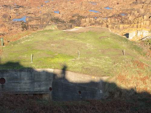 German bunkers in Jersey Channel Islands.