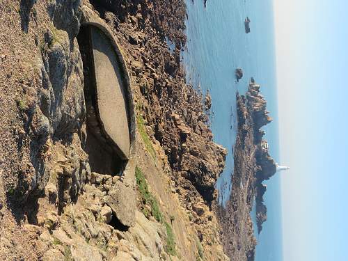 German bunkers in Jersey Channel Islands.