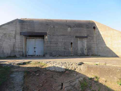 German bunkers in Jersey Channel Islands.