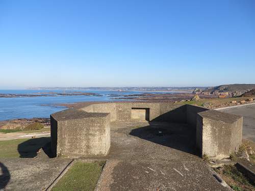 German bunkers in Jersey Channel Islands.