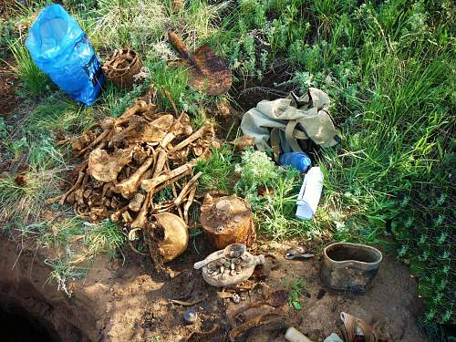 Stalingrad: digging near Gorodis&#1089;he &amp; Gumrak