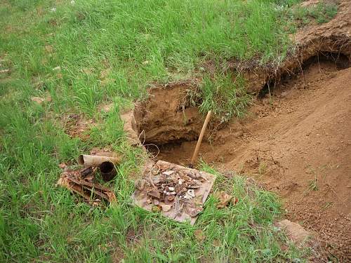 Stalingrad: digging near Gorodis&#1089;he &amp; Gumrak