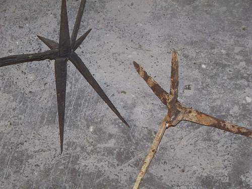 Meuse argonne caltrops found.