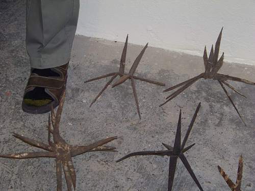 Meuse argonne caltrops found.