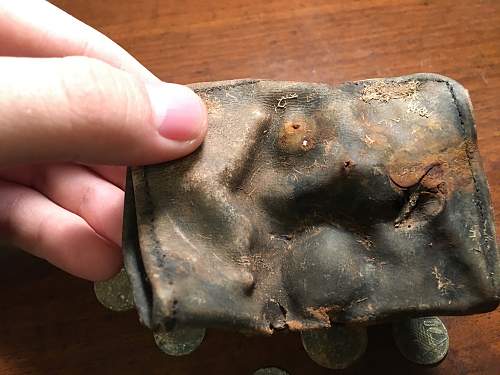 German soldiers wallet from stalingrad