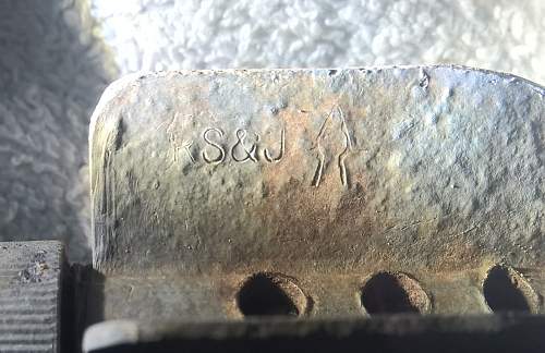 WWII 2 inch mortar tail fin stamps, examples