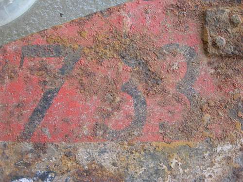 Stalingrad dug metal marker pennant