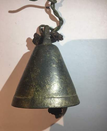 A bell found in trench....