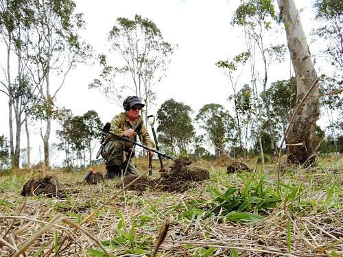 Australian  WWII - Far North  Queensland Metal detecting and  recovery