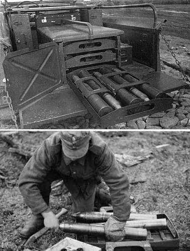 Need help!!German ammo rack?