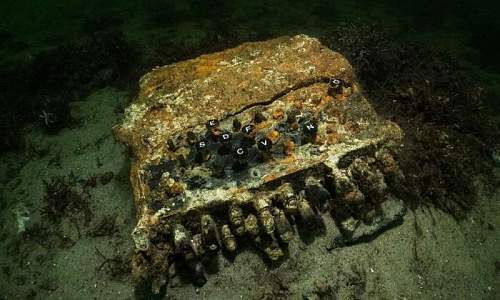 Enigma found by divers in the Baltic Sea