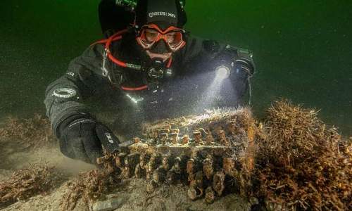 Enigma found by divers in the Baltic Sea