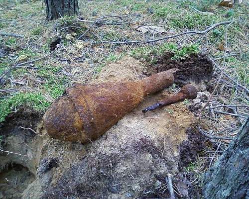 1944-45 battlefield relics.