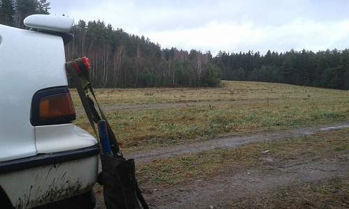 Digging German positions in Belarus at Christmas