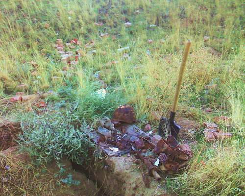 Stalingrad: digging near Gorodis&#1089;he &amp; Gumrak