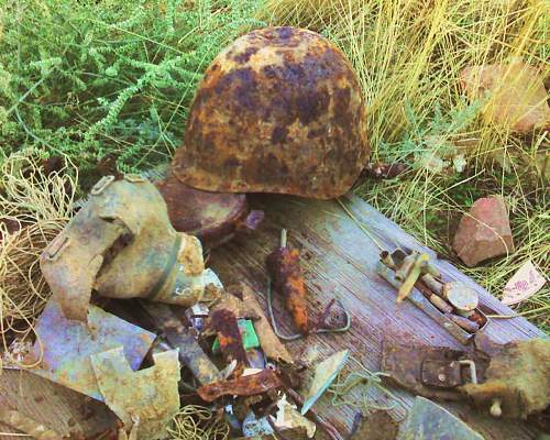 Stalingrad: digging near Gorodis&#1089;he &amp; Gumrak