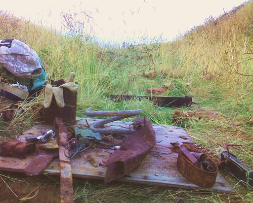 Stalingrad: digging near Gorodis&#1089;he &amp; Gumrak