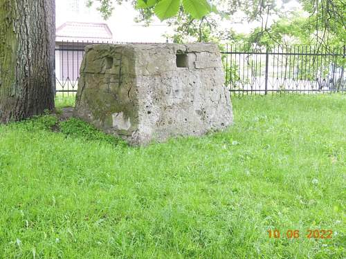 Einmannbunkers (Luftschutzzelle) in Konigsberg i/Pr. (Kaliningrad now)