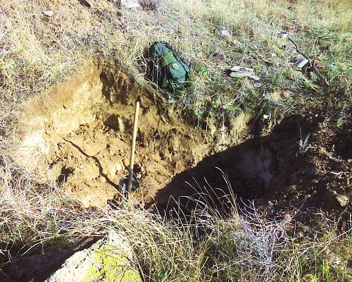 Stalingrad: digging near Gorodis&#1089;he &amp; Gumrak