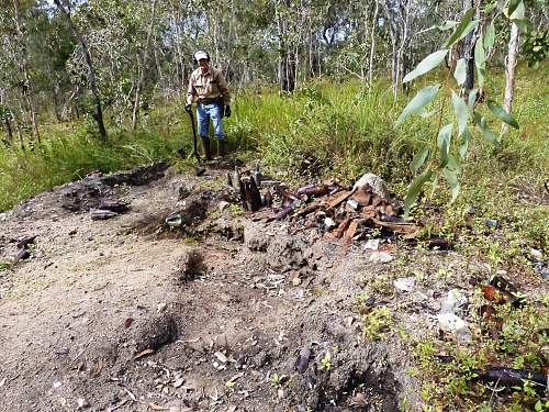 Australian  WWII - Far North  Queensland Metal detecting and  recovery