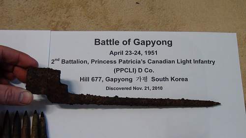 Battle of Kapyong Bayonet
