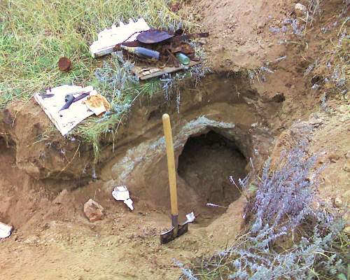 Stalingrad: digging near Gorodis&#1089;he &amp; Gumrak