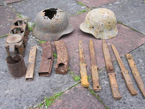 A Few 2010 Finds from the Auwere bridgehead , Narva Battlefields !!