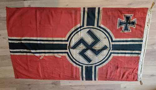 Reichskriegsflagge U-boat base Lorient