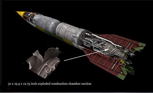 Small V-2 Rocket Fragment