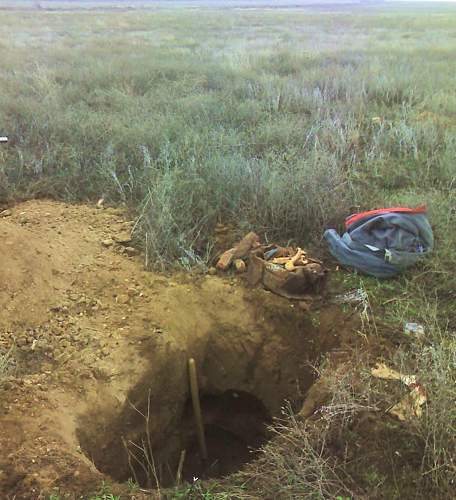 Stalingrad: digging near Gorodis&#1089;he &amp; Gumrak