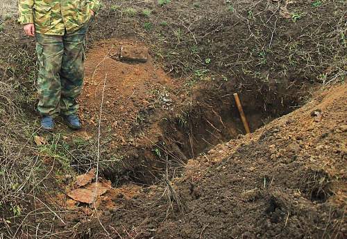 Stalingrad: digging near Gorodis&#1089;he &amp; Gumrak