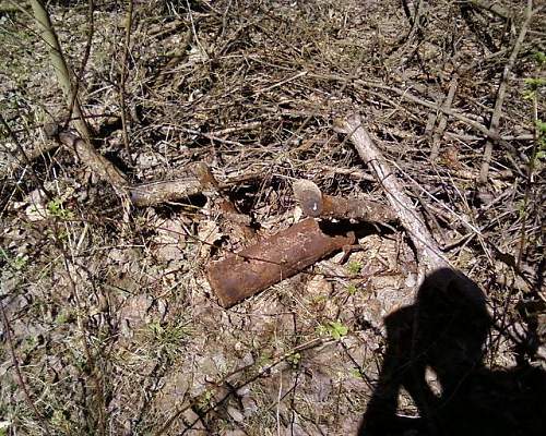 1944-45 battlefield relics.