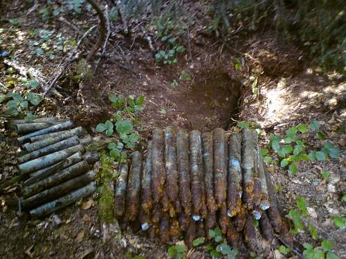 1944-45 battlefield relics.