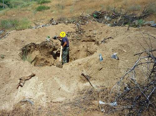 Stalingrad: digging near Gorodis&#1089;he &amp; Gumrak