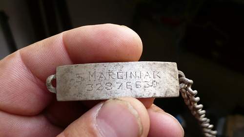 A US GI named chain bracelet !!