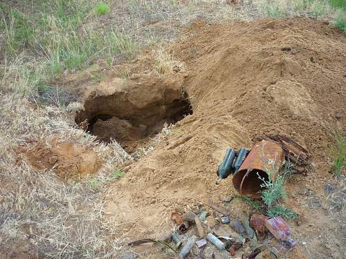 Stalingrad: digging near Gorodis&#1089;he &amp; Gumrak