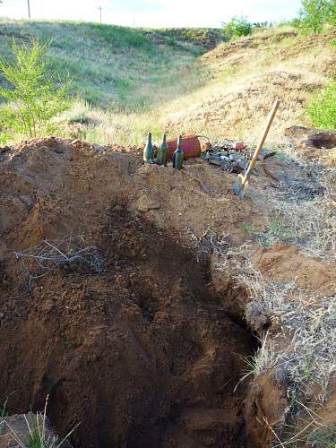 Stalingrad: digging near Gorodis&#1089;he &amp; Gumrak