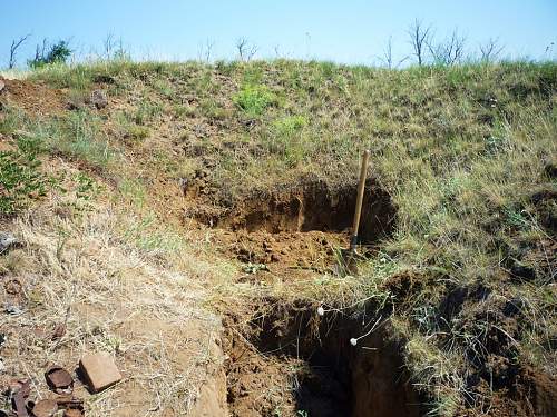 Stalingrad: digging near Gorodis&#1089;he &amp; Gumrak