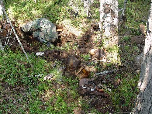 Battlefields in North Karelia( SS-Nord Division)