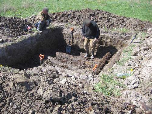 SS Bunker in Wolchow front- finds