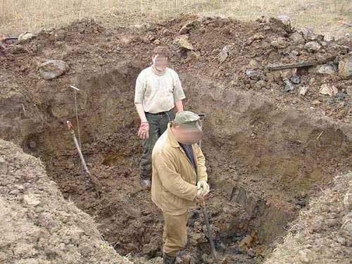 SS Bunker in Wolchow front- finds