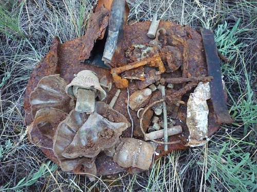 Stalingrad: digging near Gorodis&#1089;he &amp; Gumrak